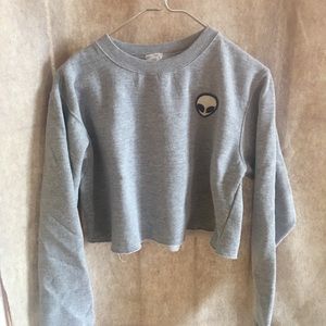 Brandy Melville John Galt cropped sweatshirt